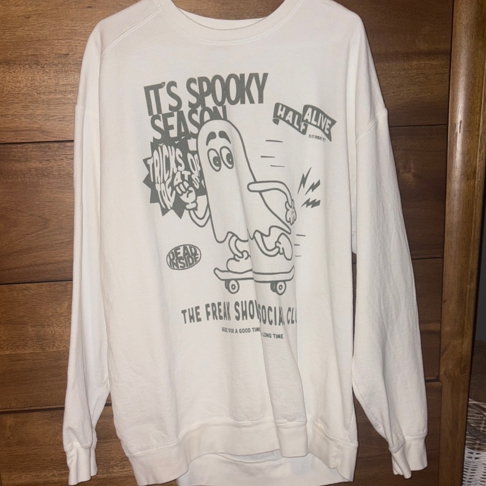 Kristin jones Halloween sweatshirt